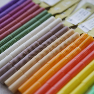 限定多色入！圆柱形~波子泡泡糖系列日本采购品牌配件树脂珠 8X20MM