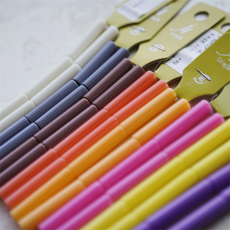 限定多色入！细圆柱形~波子泡泡糖系列日本采购品牌配件树脂珠 6X30MM-2