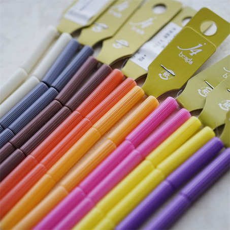 限定多色入！细圆柱形~波子泡泡糖系列日本采购品牌配件树脂珠 6X30MM-9