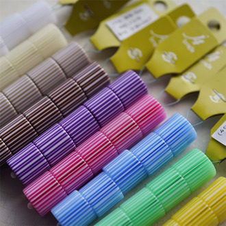 限定多色入！胖胖圆柱形~波子泡泡糖系列日本采购品牌配件树脂珠 15X16MM