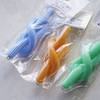 条纹色系~日本职人手工树脂结吊坠高品质配件 内径8MM