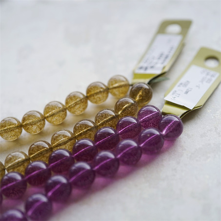 圆珠质感水染水彩画色~日本高品质树脂珠DIY配件