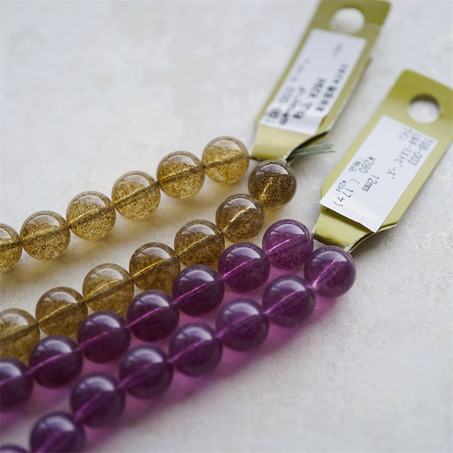 圆珠质感水染水彩画色~日本高品质树脂珠DIY配件-6