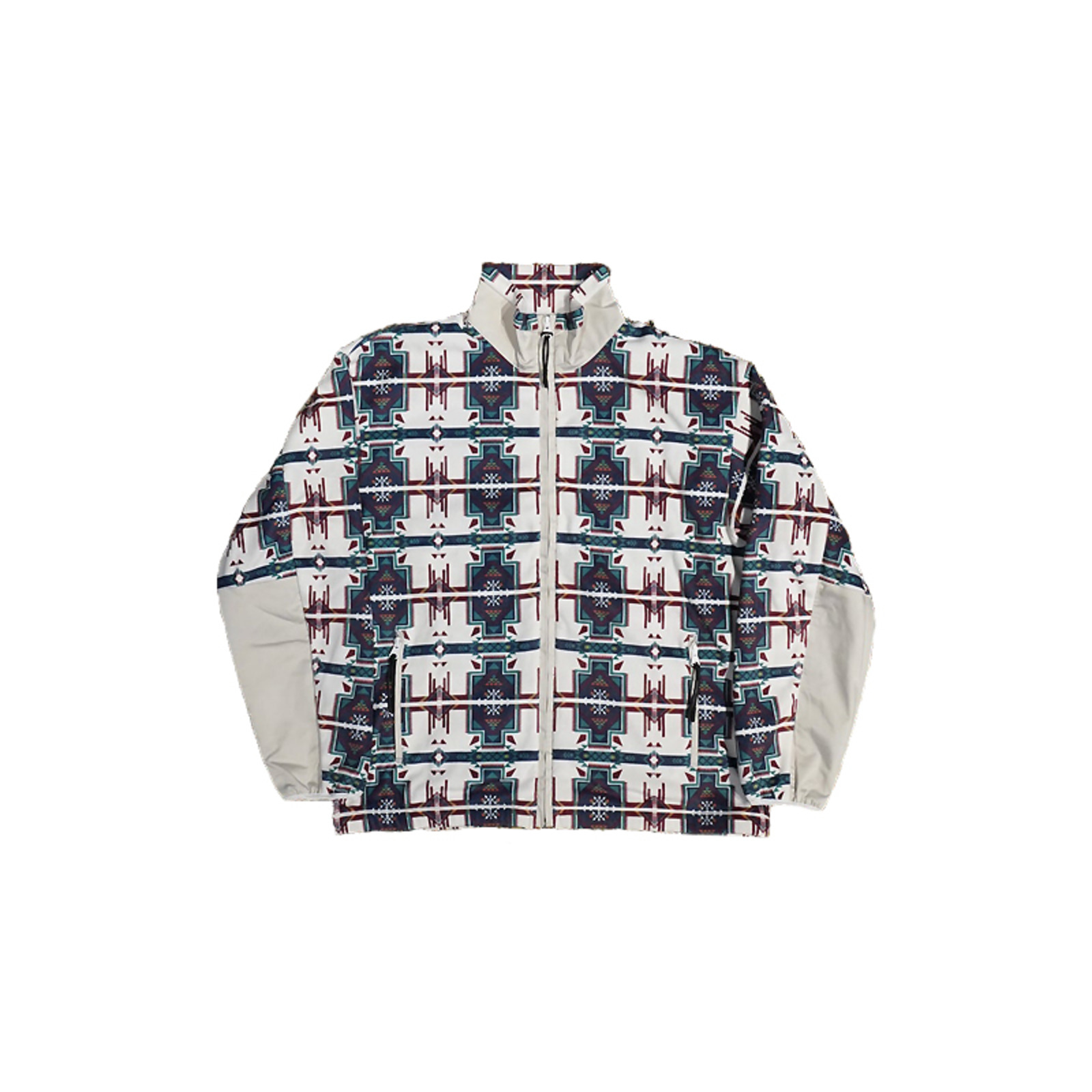 Children of the discordance 22AW NATIVE CHECK TEX FLEECE JACKET