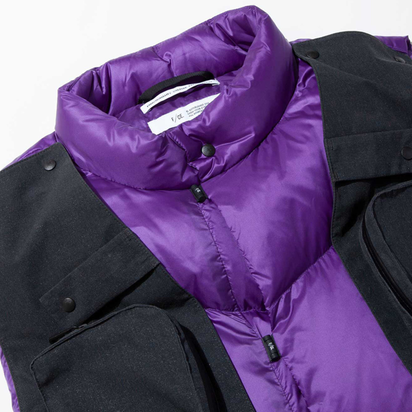 F/CE. 22AW 2WAY DIAGONAL DOWN VEST