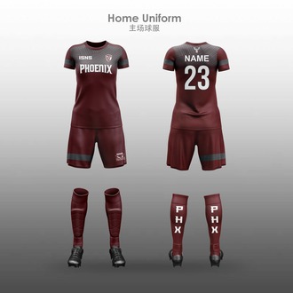 ISNS Girls Football Home Uniform --女装主场足球服