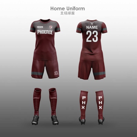 ISNS Girls Football Home Uniform --女装主场足球服