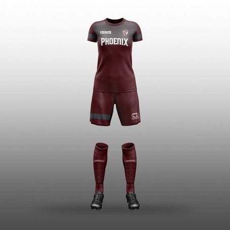 ISNS Girls Football Home Uniform --女装主场足球服-2
