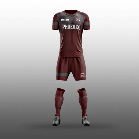 ISNS Boys Football Home Uniform --男装主场足球服-2