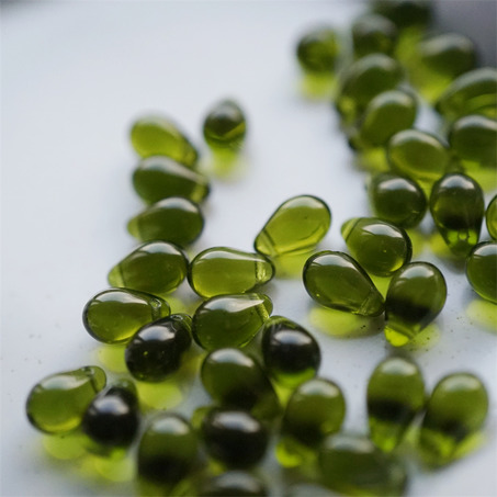 透明橄榄绿色~常规水滴珠捷克珠玻璃琉璃珠 6X9MM