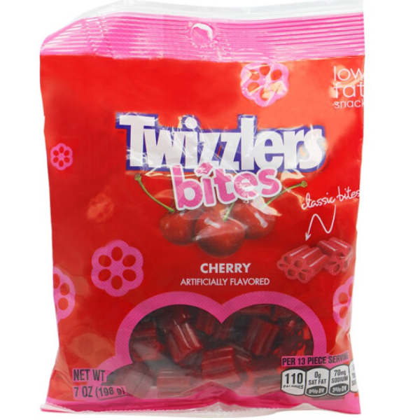 Twizzlers Bites, Cherry Artificially Flavored Candy