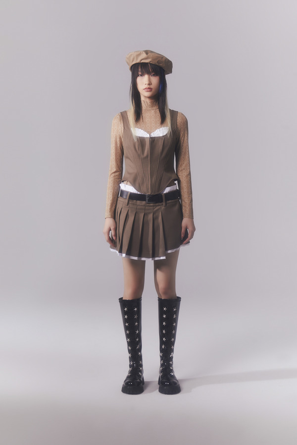 假两件胸衣背心