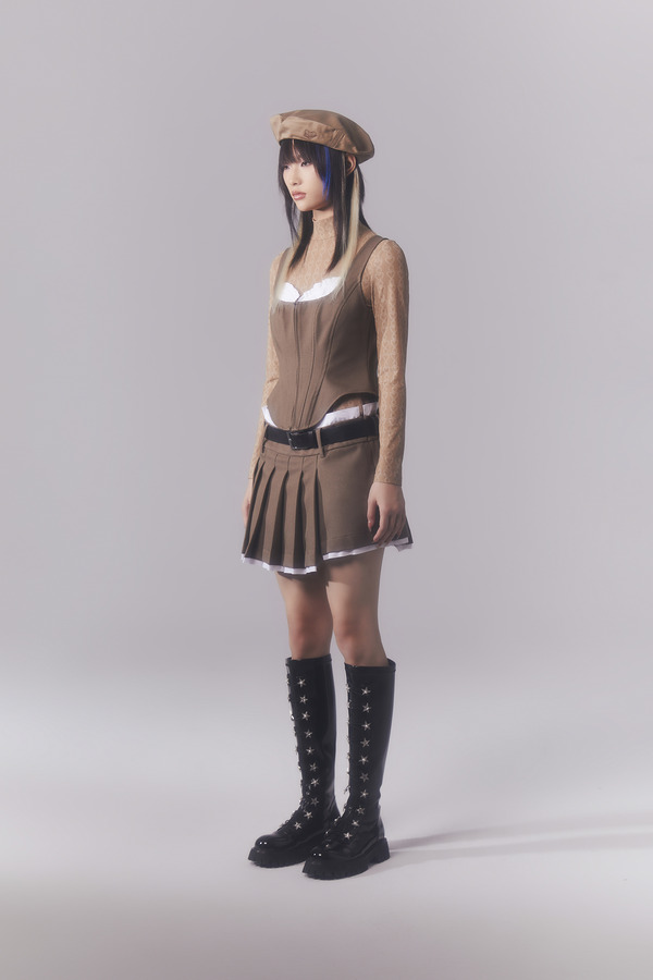 假两件胸衣背心