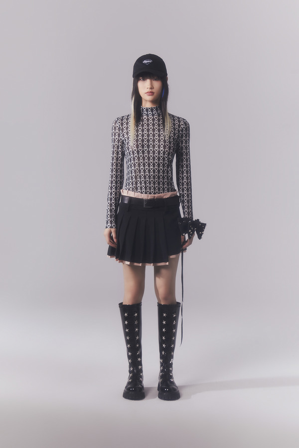 宇宙能量印花皮肤衣