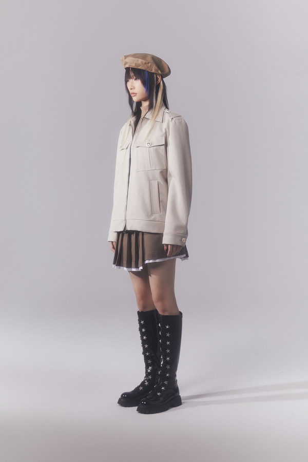 宽松廓型工装夹克外套