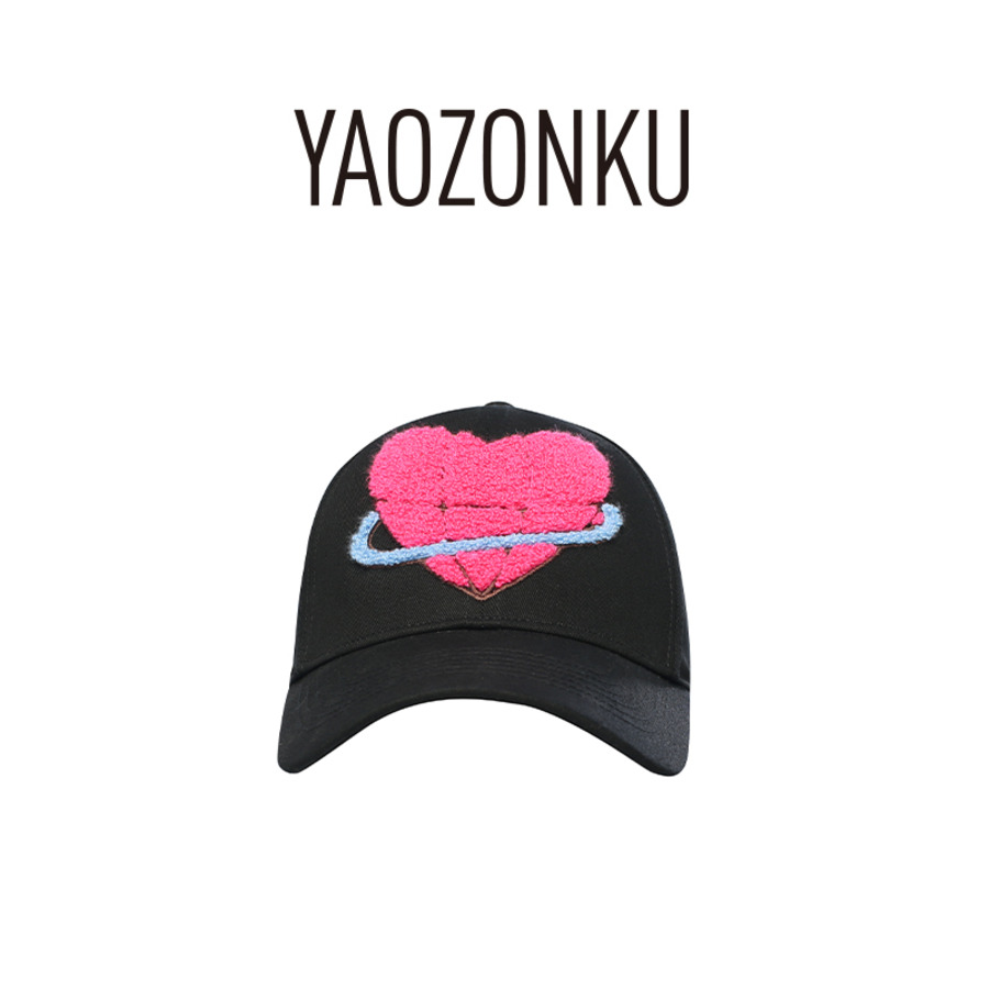 宇宙能量毛毛刺绣棒球帽