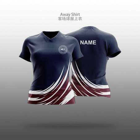 SCIE Girls Badminton Shirts-Home & Away 女装羽毛球上衣-Home& Away-3