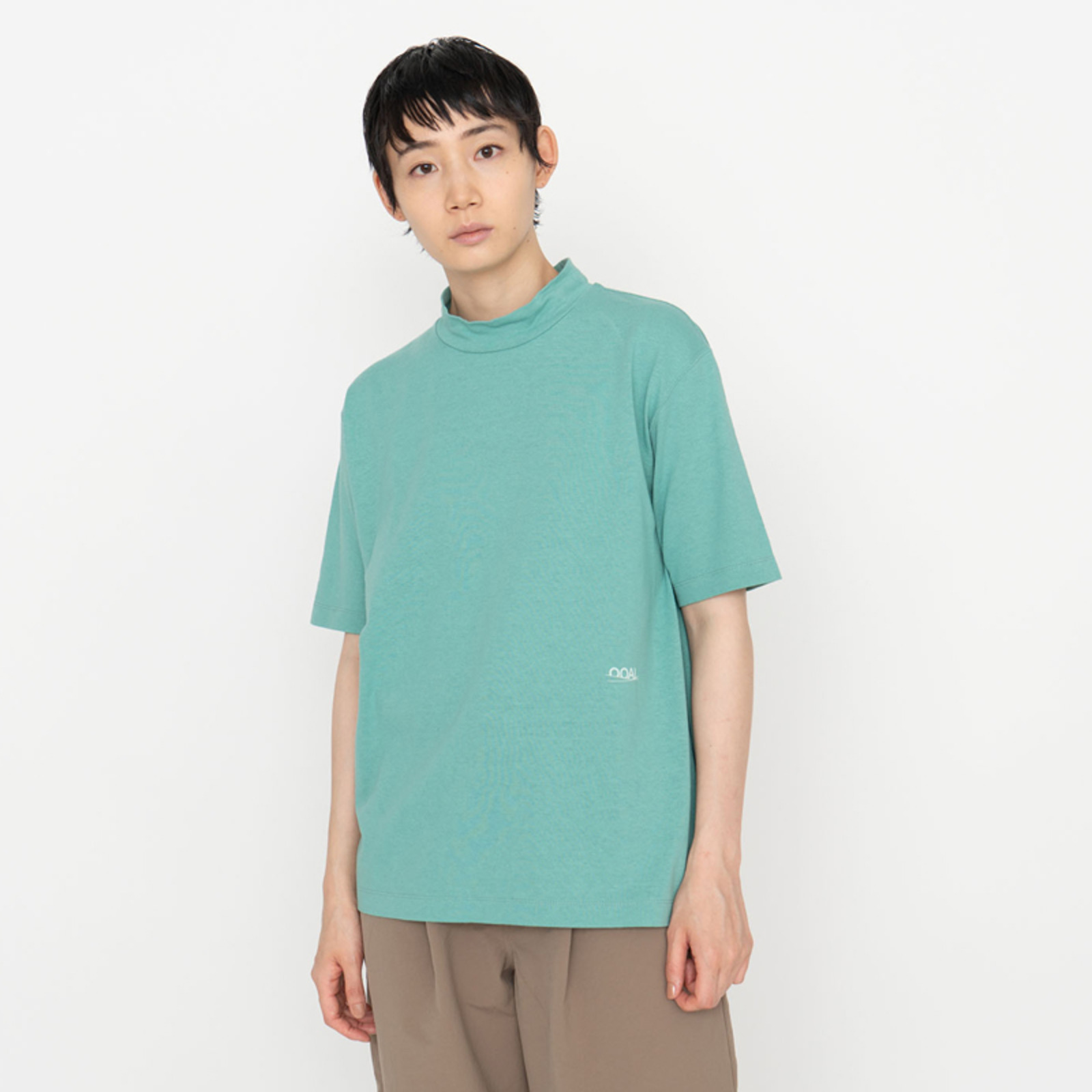nanamica 23SS OOAL Oversized Mock Neck Tee