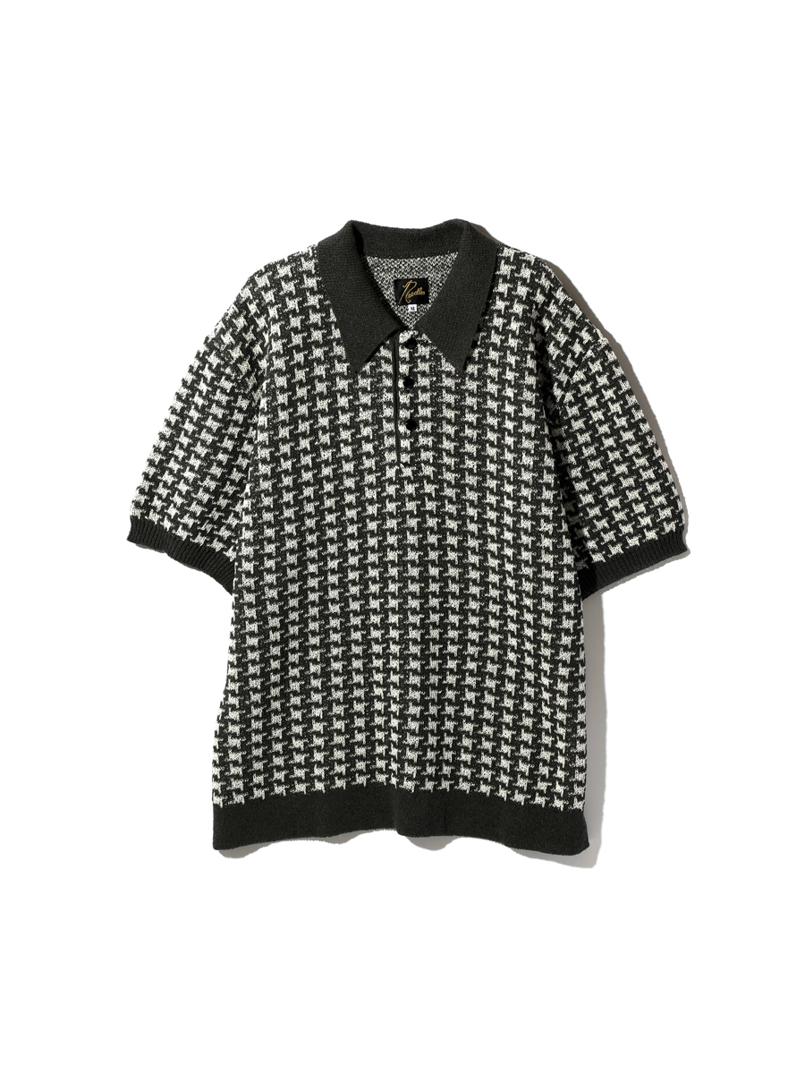 NEEDLES 23SS Polo Sweater - Houndstooth