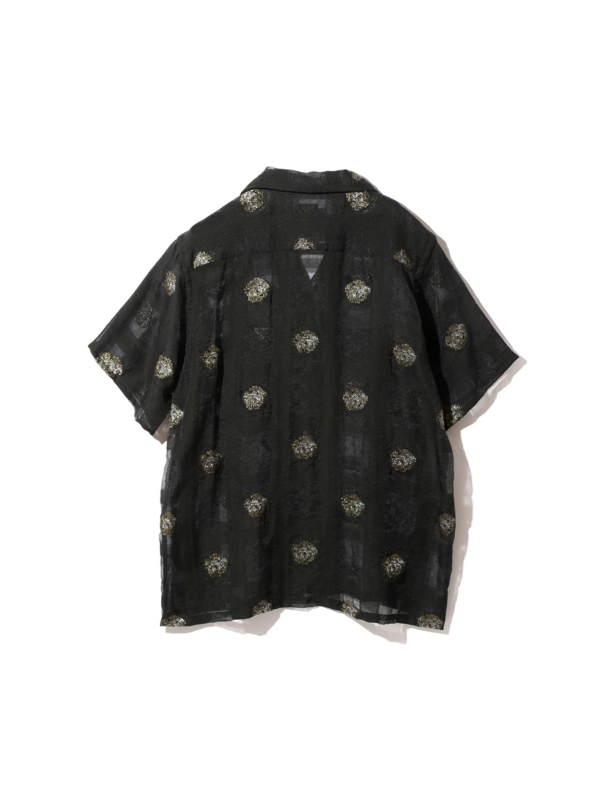 NEEDLES 23SS S/S One-Up Shirt - CU/C/N/PE Oriental Lame Jq.