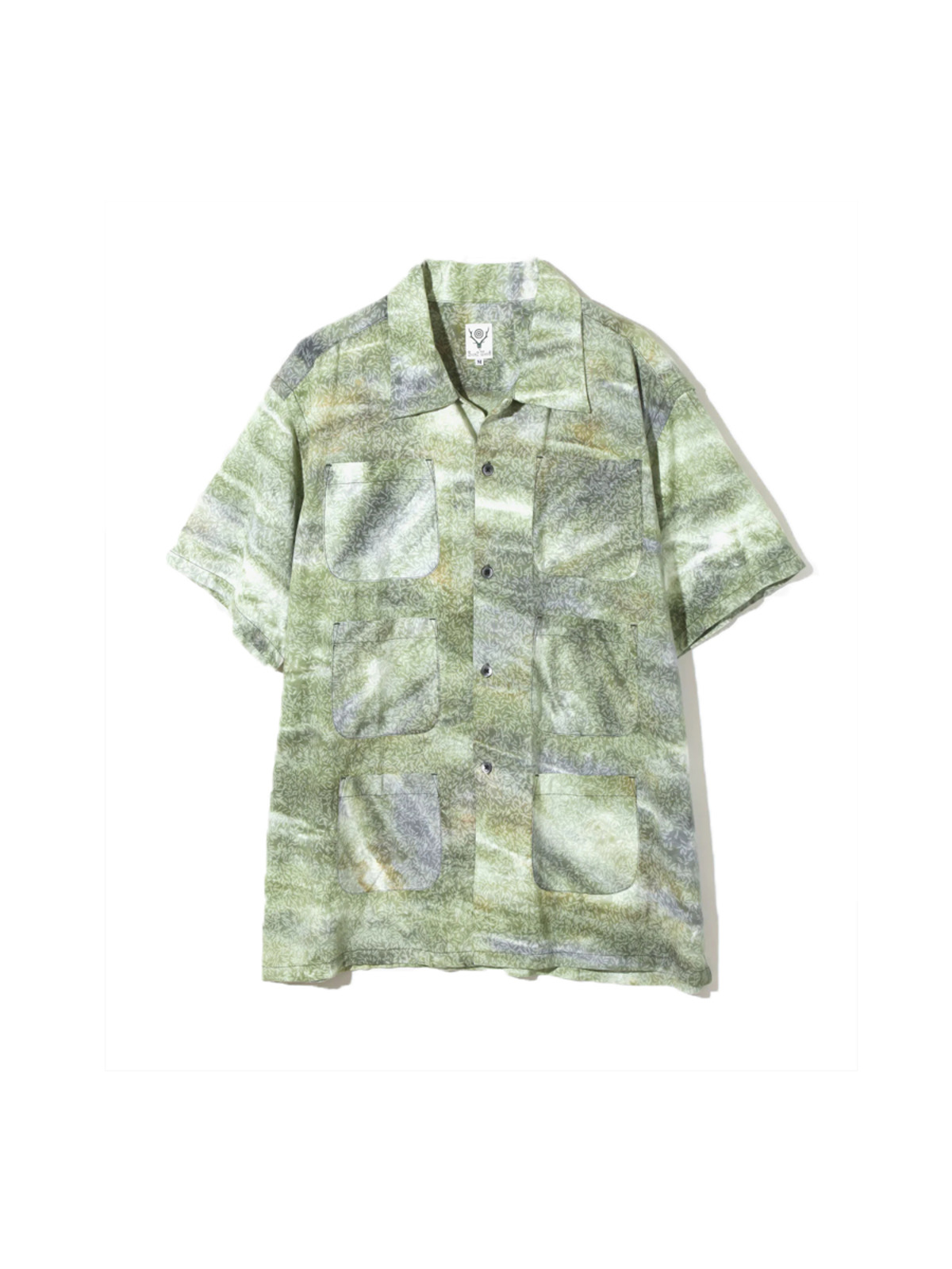 SOUTH2 WEST8 23SS S/S 6 Pocket Shirt - Uneven dye