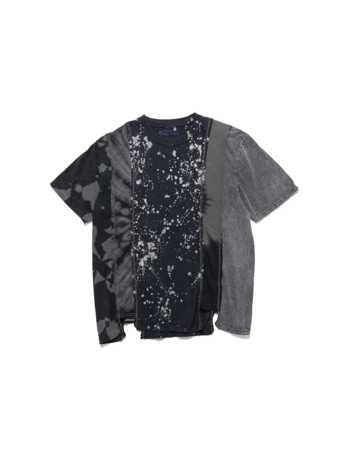 Rebuild by NEEDLES 23SS 5 Cuts S/S Tee - B&W Mishmash
