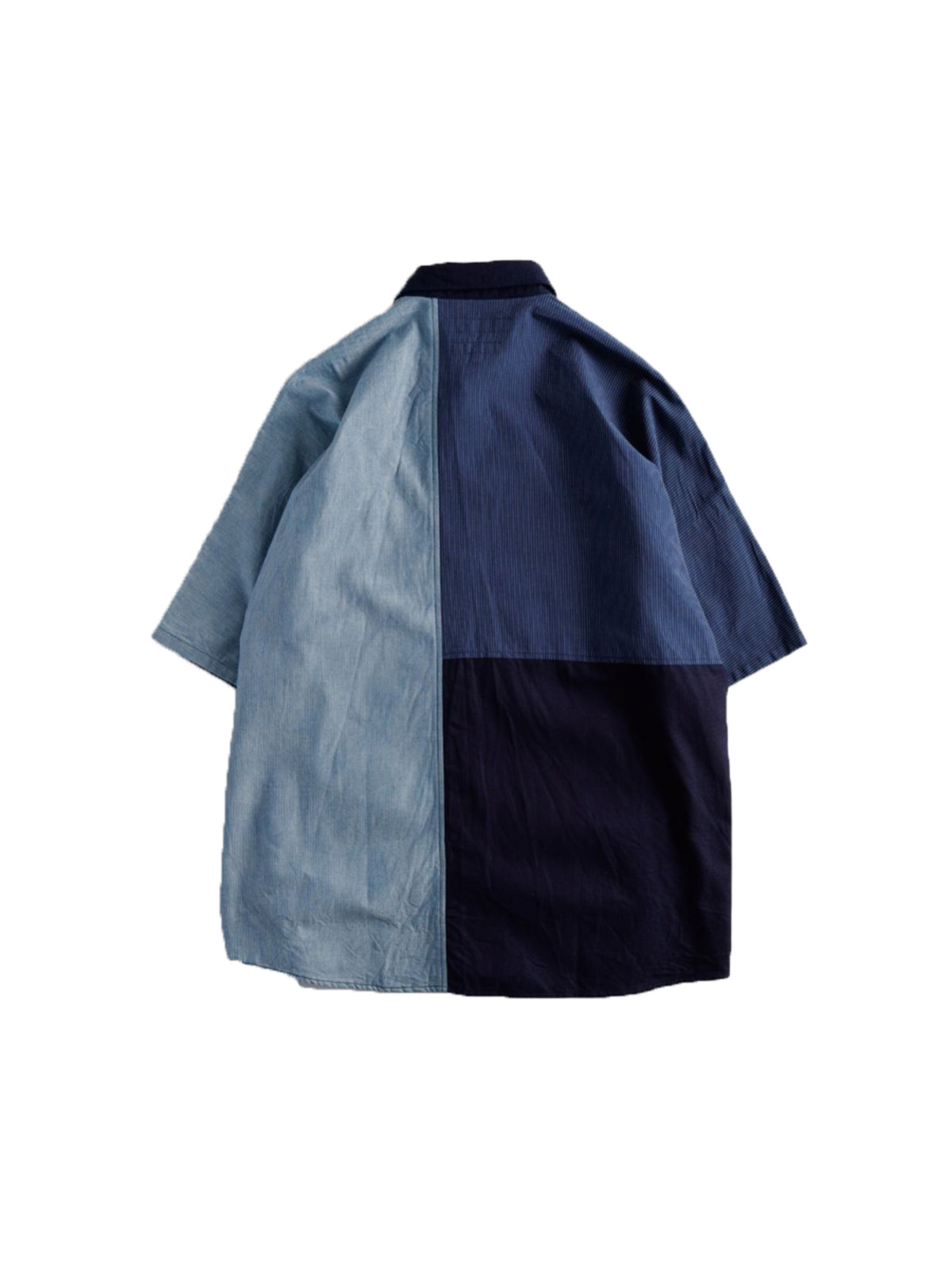 FDMTL 23SS PATCHWORK S/S SHIRT RINSE