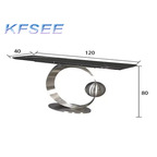 500usd 120*40*80cm Luxury ins Kfsee Console Table