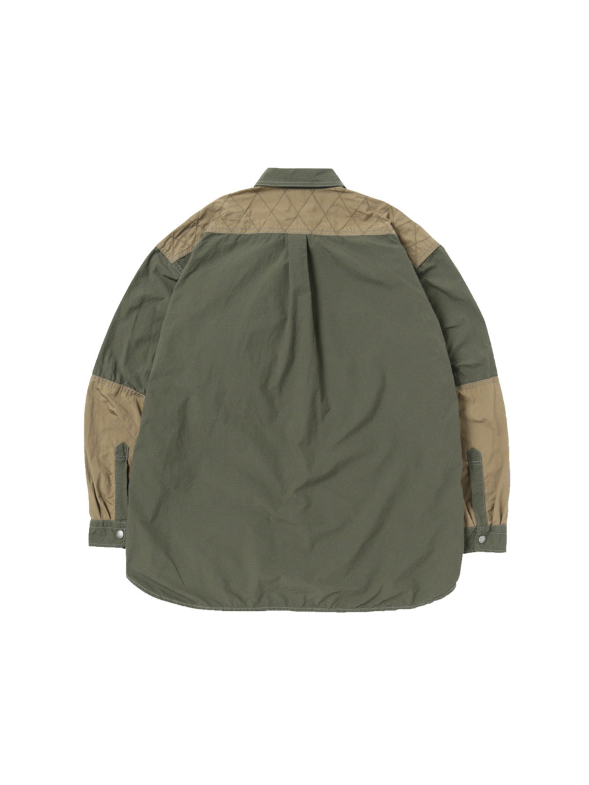 and wander 23SS CORDURA rip mix shirt