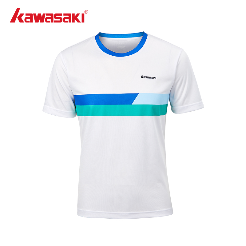kawasaki/bet体育圆领短袖T恤 A1937/A2937夏季吸湿排汗速干透气情侣