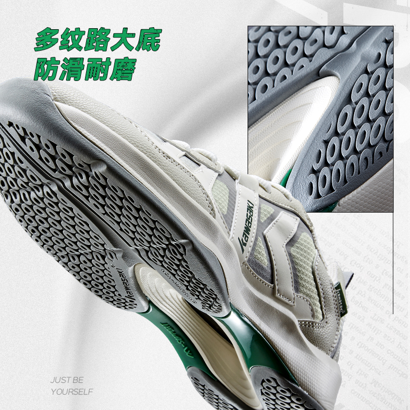 kawasaki/bet体育 羽毛球鞋 复古 K2B50-A3308 夏季时尚透气运动鞋-4