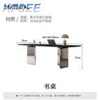 500usd 160cm length Romantic Style Kfsee Office Table Desk