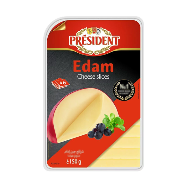 President Edam Cheese Slices