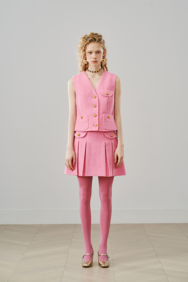 多口袋西装马甲