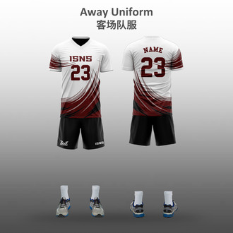 ISNS Boys Volleyball  Away Uniform --男装客场排球服