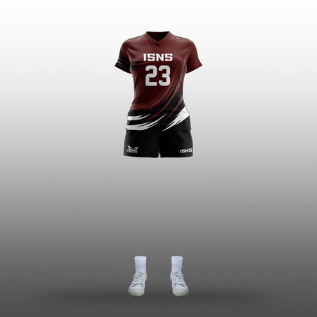 ISNS Girls Volleyball Home Uniform --女装主场排球服-3