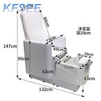 700usd White Commercial Kfsee Pedicure Chair