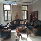 6000usd 1+2+3 Kfsee Zingana Wood Sofa