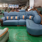 3000usd Kfsee Zingana Wood Sofa
