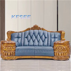2500usd two seat Kfsee Zingana Wood Sofa