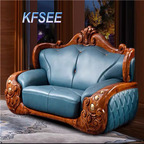 2500usd two seat Kfsee Zingana Wood Sofa