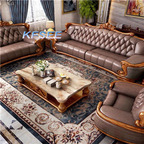 5000usd 1+2+3 Kfsee Zingana Wood Sofa