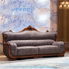 2000usd three seat Kfsee Zingana Wood Sofa