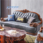 2500usd two seat Kfsee Zingana Wood Sofa
