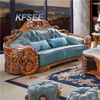 4500usd two seat Kfsee Zingana Wood Sofa