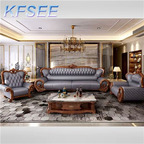 5000usd 1+2+3 Kfsee Zingana Wood Sofa