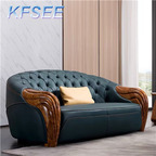 2800usd two seat Kfsee Zingana Wood Sofa