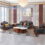5000usd 1+2+3 Kfsee Zingana Wood Sofa