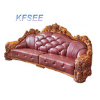 4500usd two seat Kfsee Zingana Wood Sofa