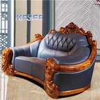 3800usd two Seat Kfsee Zingana Wood Sofa